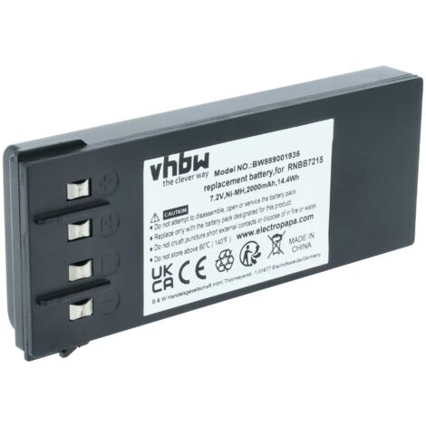 Batteria Cameron Sino Per Telecomando Gru NBB 2.260.1020, 2000 MAh, 7.2V, Compatibile Nano-L/S/M E Planar-NL