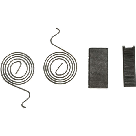 Vhbw – Lot de 2 balais de charbon 16 x 7,9 x 4,9 mm – Compatible Menzer 139407 TSW 225 AV – Graphite/cuire avec ressort