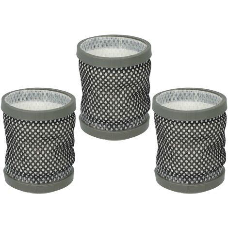 Lot De 3 Filtres Textiles Lavables Pour Aspirateur Einhell TC-VC 1820 S / 1815 S - Compatible Référence 30250135 - Bleu
