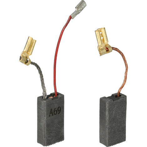Vhbw – Lot de 2 balais de charbon 23 x 12,3 x 6,2 mm – Compatible Berner BCDH 5 – Graphite/cuivre – Avec cut-off automatique - VHBW 2 X (1/5)
