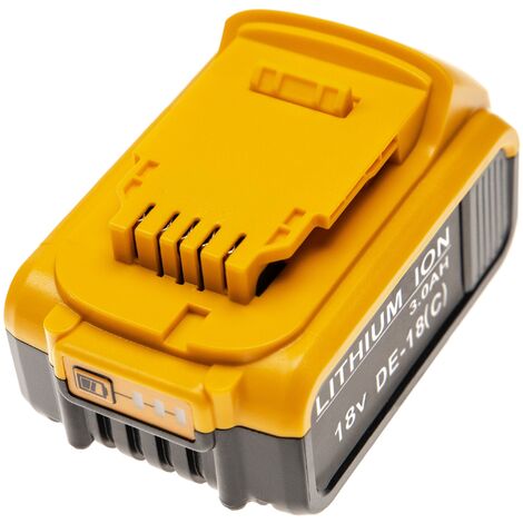 vhbw Batterie compatible avec Dewalt DCS334, DCS335N, DCS334NT, DCS334NT-XJ, DCS334N, DCS334N-XJ outil électrique (3000 mAh, Li-ion, 18 V)