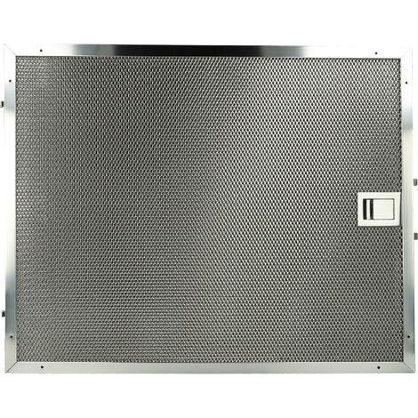 vhbw Filtre anti-graisse compatible avec Miele DA5330D hotte de cuisine - 39,1 x 31,5 x 0,9 cm, acier inoxydable (1/5)
