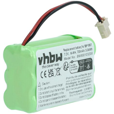 Batterie TECHTEK 700mAh Pour Transmetteurs JAY - Compatible XDE, UDB2, UDE, UWB A001, VUF110 - Remplace GP70AAAH3TX