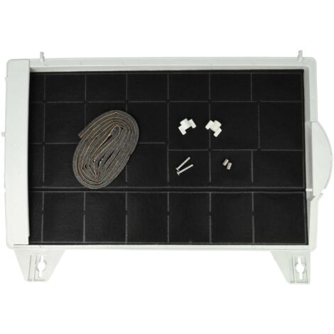 vhbw 1x Filtre à charbon actif compatible avec Balay 3BH719N/04, 3BH719X/01, 3BH919B/01, 3BH719N/02, 3BH719N/03 hotte aspirante - 45 x 32 x 4 cm (1/5)