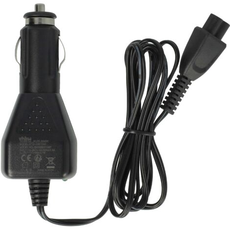 vhbw Chargeur allume-cigare remplacement pour Kärcher 2.644-250.0 pour grattoir à glace électrique, nettoyeur haute pression - Chargeur 12V noir (1/5)