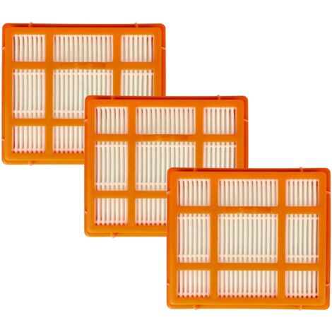 vhbw 3x filtre remplacement pour AEG AEF 139 pour aspirateur - Filtre HEPA contre les allergies (1/5)