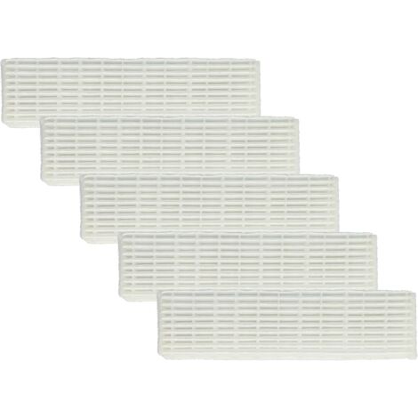 Vhbw Lot De 5 Filtres De Rechange Pour Ventilation Lunos Saphir - 180 X 180 Mm - Classe G2