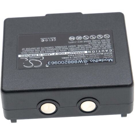 vhbw Batterie remplacement pour Abitron KH68300990, EX2-22 pour opérateur télécommande industrielle (2500mAh, 3,6V, NiMH) (1/2)