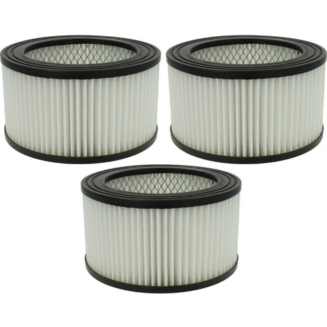 vhbw 3x filtre compatible avec VONROC VC507DC, VC808AA aspirateur de cendres - Filtre HEPA contre les allergies (1/5)