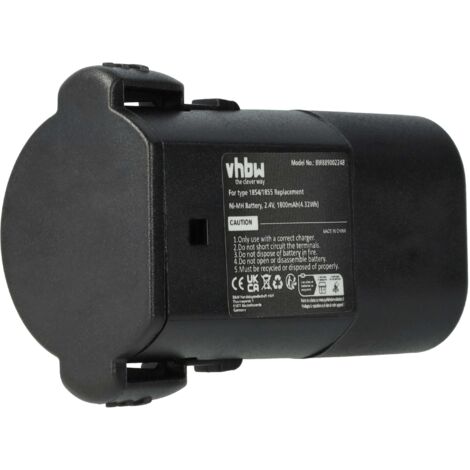 vhbw 1x Batterie compatible avec Moser Arco série 1854 tondeuse pour animaux (1800mAh, 2,4V, NiMH)
