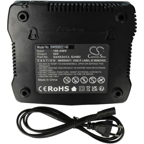 Chargeur Double Pour Batteries Radio Scanreco - 7,2V 0,6A, USB-C - Compatible Modèles 960, 16131, 790, 592, 590