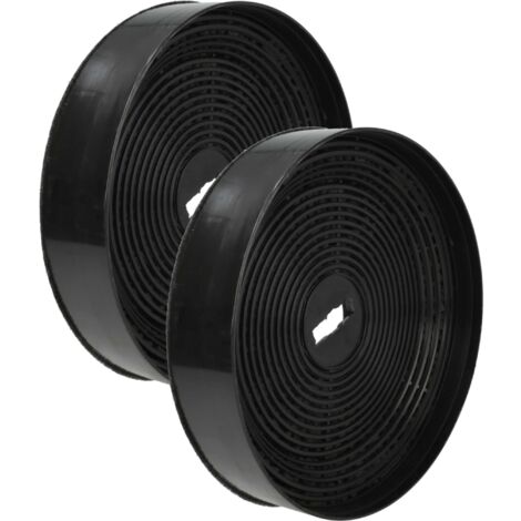 vhbw 2x Filtres à charbon actif compatible avec Oranier Opal 60 W, Opal 60 S, Opal 90 S, Opal 75 S, Optima hotte aspirante - 17,05 cm (1/5)