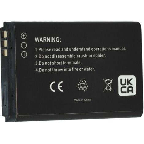 Vhbw 3x batteria compatibile con McGrey MC-50BT-BK, MC-50B