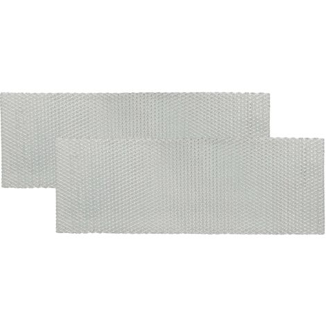 vhbw 2x Filtre anti-graisse remplacement pour Bauknecht 481948048232 pour hotte de cuisine - 45,2 x 16 x 0,35 cm, métal (1/5)