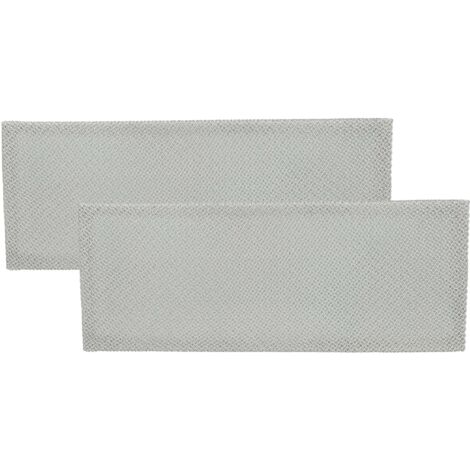 vhbw 2x Filtre anti-graisse remplacement pour Bauknecht 481948048257 pour hotte de cuisine - 36,8 x 14,7 x 0,45 cm, métal (1/5)