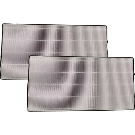 vhbw 2x Filtres remplacement pour Helios 00042 pour appareil de ventilation - Filtre à air F7 noir / blanc (1/5)