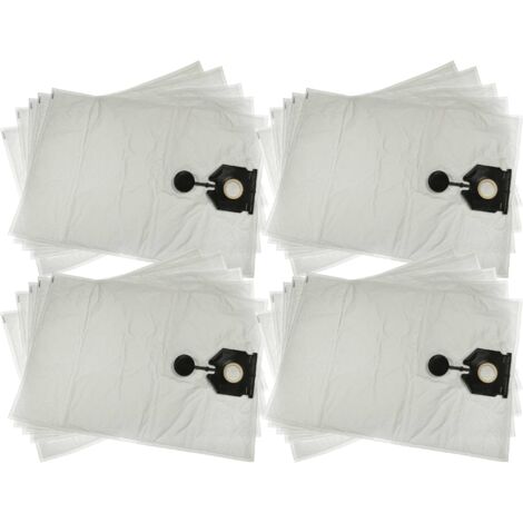 vhbw 20x Sacs compatible avec Kärcher NT 30/1 Ap Te L, Ap L, Tact Te L, Tact L aspirateur - microfibre non tissée, 64cm x 44,5cm blanc (1/5)