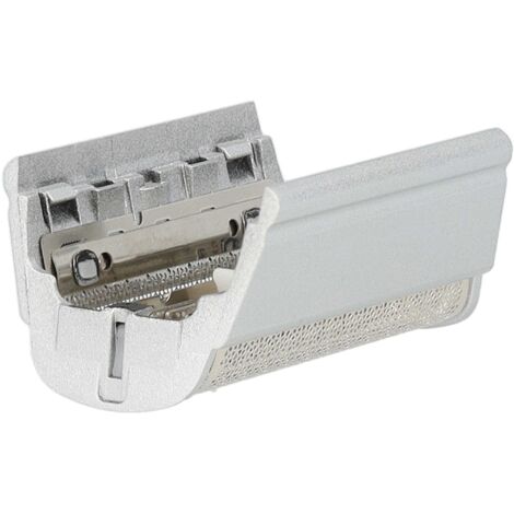Tête De Rasoir Double Grille + Cadre Pour Braun Flex Integral 6525, 6522, 6518, 6520 - Neuf Nickel