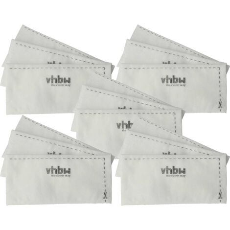 vhbw 15x Filtre compatible avec Miele Classic C1 aspirateur - filtre de sortie d'air, blanc (1/5)