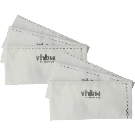 vhbw 6x Filtre remplacement pour Miele SF-SAC20, SF-SAC30, 3944711 pour aspirateur - filtre de sortie d'air, blanc (1/5)
