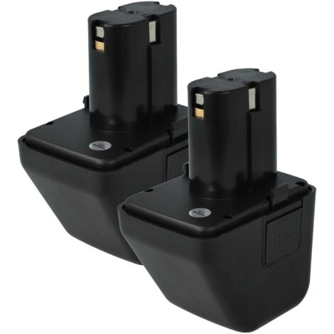 vhbw 2x Batterie compatible avec Gesipa CPT 12 Electronic, ANG12, G12 outil électrique, outil de pose pour rivets aveugles (2500 mAh, NiMH, 12 V) (1/5)
