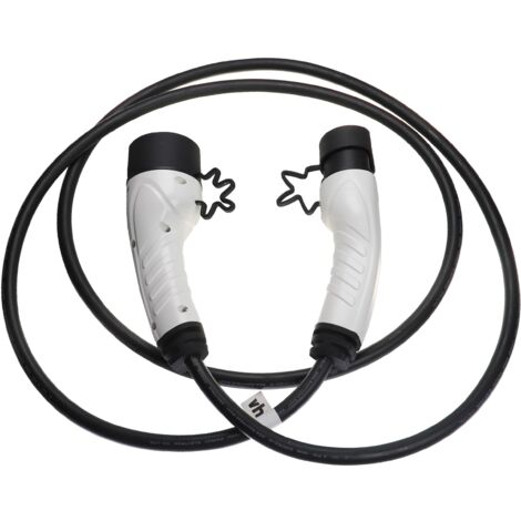 vhbw Oplaadkabel type 2 naar type 2 compatibel met Volvo XC60 PHEV, XC60 Recharge, XC90 PHEV elektrische auto - aansluitkabel, 3-fasig, 32 A, 22 kW, 3 m