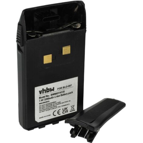 Akku als Ersatz für Wouxun BLO-012, BLO-010, BAT-9P für Funkgerät - 3200mAh 7,4V Li-Ion Akku als Ersatz für Wouxun BLO-012, BLO-010, BAT-9P für Funkgerät - 3200mAh 7,4V Li-Ion