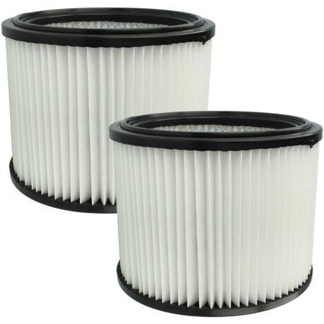 vhbw 2x filtre plissé compatible avec Starmix Energetic APDH-1430, APDM-1430 aspirateur à sec/humide - noir / blanc 3500 cm² (1/5)