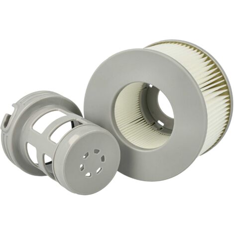 vhbw Cartouche filtrante compatible avec MSpa Mono piscine pompe de filtration, filtre à eau gris / blanc (1/5)
