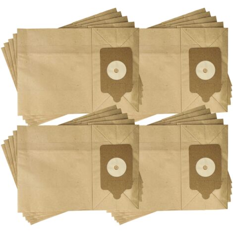 vhbw 20x Sacs compatible avec Numatic Henry HDK 203-12, Henry HDK 204-12 aspirateur - papier, 32,6cm x 23,25cm marron (1/5)
