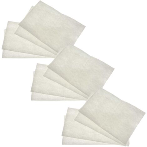 Kit De 12 Filtres Pour Friteuse DeLonghi - 3 Charbons Actifs, 3 Anti-graisses, 6 Papiers - Compatible F17223, F17221, D690C