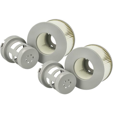 Vhbw 2x Cartouches Filtrantes Compatible Avec MSpa Delight Piscine Pompe De Filtration, Filtre à