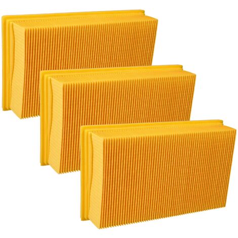 vhbw 3x filtre plissé plat compatible avec Kärcher NT 55/1 Tact/Te/M, NT 45/1 Tact/Te/M aspirateur sec/humide, aspirateur - Élément filtrant (1/5)