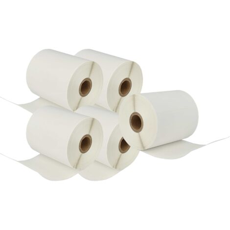 Vhbw Etiketten-Rollen 102x50mm - 5x836 Stück Für Brother Drucker