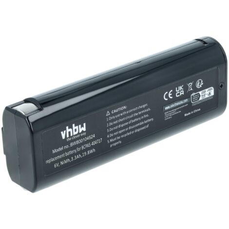 Vhbw Akku Für Paslode Impulse IM65A F16 – 1500 MAh, 6 V, NiMH – Ersatzakku Mit Sicherheitsschutz