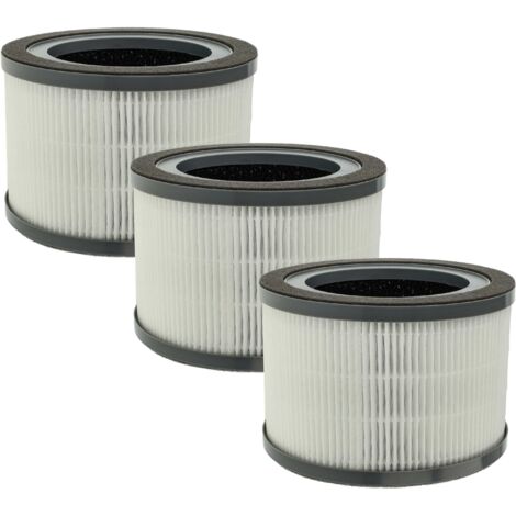 vhbw 3x Filtre à air compatible avec Levoit Vista 200 purificateur - multicouches préfiltre + HEPA + charbon actif (1/5)