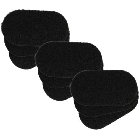 vhbw 9x Filtre à charbon actif remplacement pour Seb /Tefal XA500024 pour Friteuse - 6,5 x 9,1 x 0,9 cm (1/5)