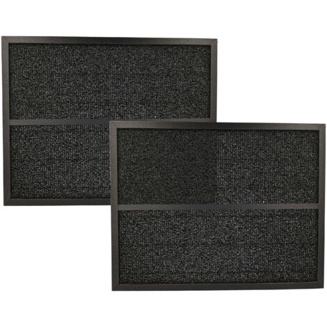 vhbw 2x Filtre à air compatible avec DeLonghi AC 75 purificateur - multicouches charbon actif + mousse (1/5)