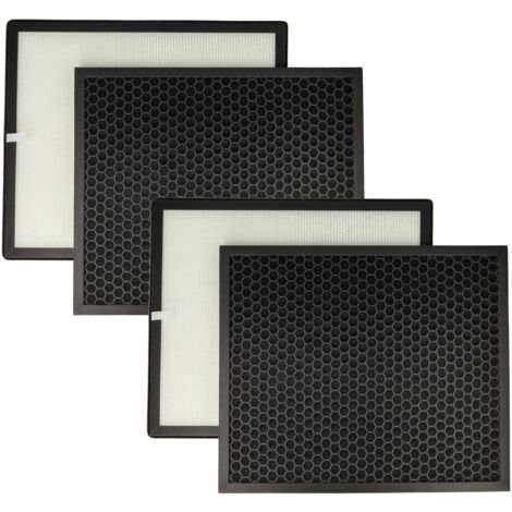 vhbw 4x Filtre compatible avec Levoit LV-PUR131, LV-PUR131S, LV-PUR13 purificateur d'air - filtre HEPA, filtre à charbon actif (1/5)