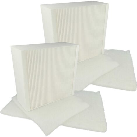 vhbw 6x Filtre compatible avec Vallox ValloPlus 350 MV unité de ventilation - filtre particules fines, filtre à grosse poussière