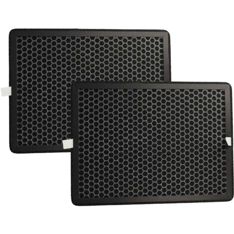 vhbw 2x Filtre à air compatible avec Rowenta Pure Air Nanocaptur PU3040 purificateur - multicouches charbon actif + Allergy+ (1/5)