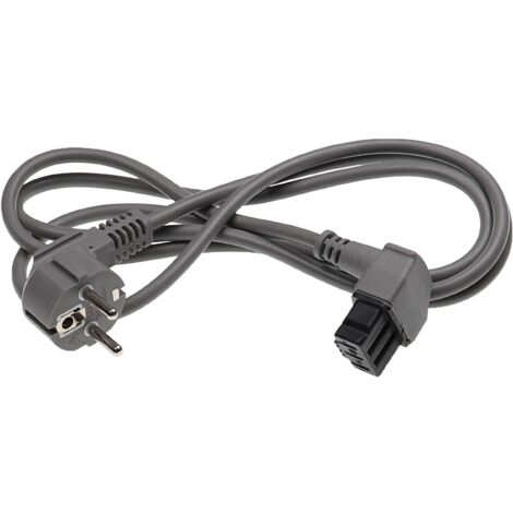 vhbw Câble secteur compatible avec Siemens SN59M555, SN58P566, SN63HX00, SN636X01 lave-vaisselle - Câble d'alimentation pour lave-vaisselle, 1,75 m (1/2)