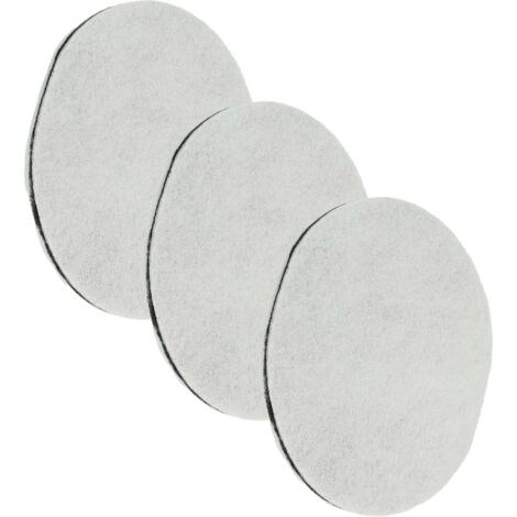 Vhbw 3x Filtre à Charbon Actif Remplacement Pour Seb/Tefal XA500024 Pour Friteuse - 6,5 X 9,1 X 0,9 Cm