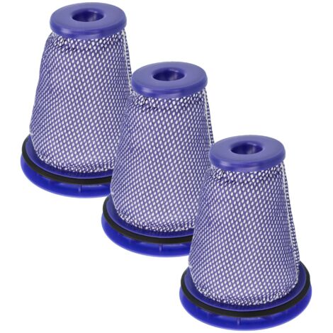 vhbw 3x Filtre pré-moteur compatible avec Dyson Cinetic Big Ball Parquet 2 aspirateur - Filtre de protection du moteur, nettoyable (1/5)