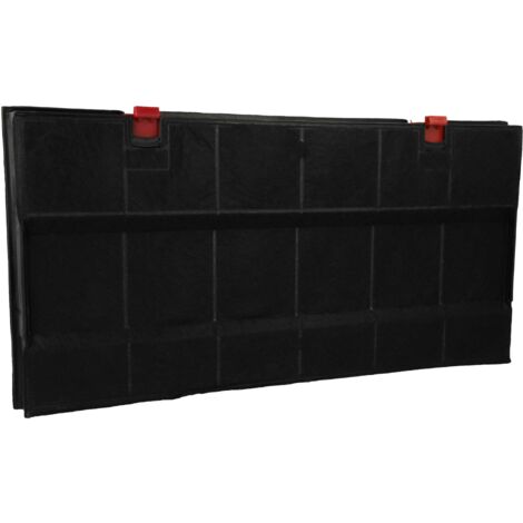 vhbw Filtre à charbon actif compatible avec Whirlpool AKR416, AKR416AV, AKR416NB, AKR416WH, AKR418, AKR418NB, AKR418WH, AKR435 hotte aspirante