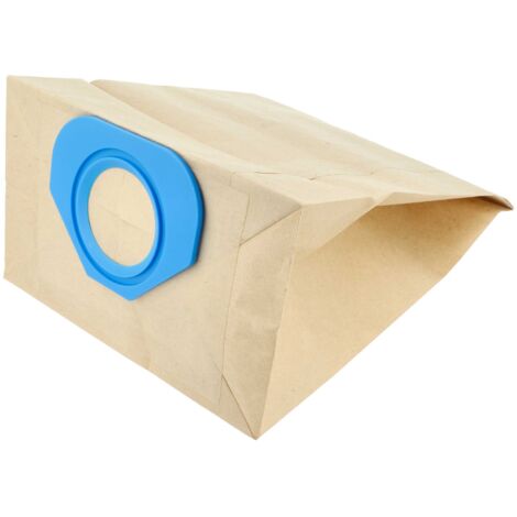 10 Sacs Aspirateur Vhbw Compatibles Nilfisk/Alto GD 1000 Series - Papier Marron, Puissants Et Hygiéniques