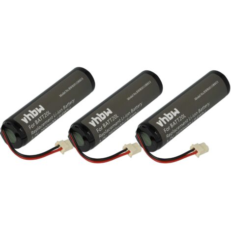 vhbw 3x Batterie remplacement pour BATT20L pour radio (2600mAh, 3,7V, Li-ion) (1/5)