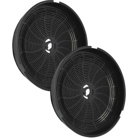 vhbw 2x Filtres à charbon actif compatible avec Refsta System XI, Schräghaube 5, Planhaube II, Neo, Venus II, Vampir XI, Vampir V hotte aspirante (1/5)