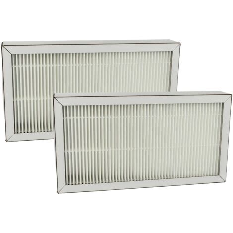 vhbw 2x Filtre à air F7 remplacement pour Pluggit APFG4F7-190 pour ventilateur, aération, ventilation - blanc (1/5)