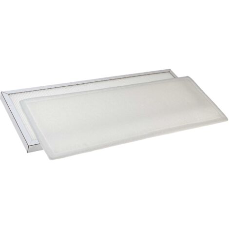 vhbw Lot de filtres remplacement pour Wolf 1669014 pour appareil de ventilation - Filtre à air G4 / F7 (2 pcs), Blanc (1/5)